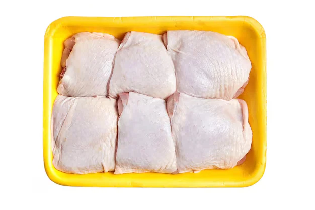 CHICKEN THIGH 1KG TRAY