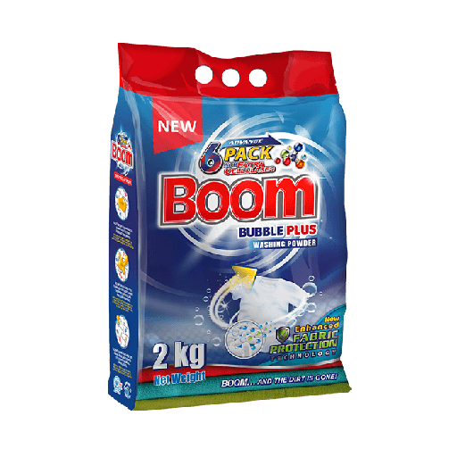 [6009537017301] BOOM AUTO WASHING POWDER POUCH 2KG