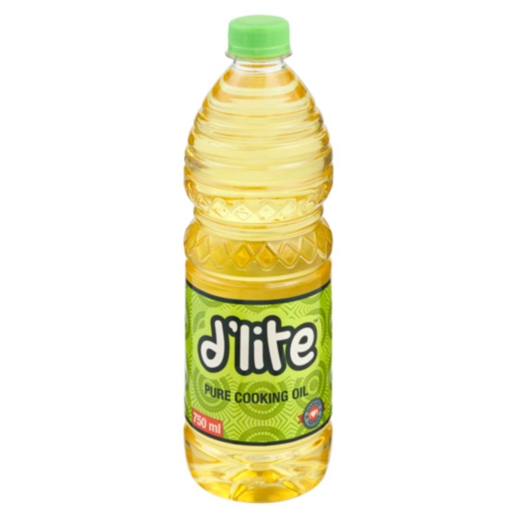 D'LITE PURE COOKING OIL 750ML
