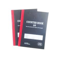 COUNTER BOOK A4 192 PAGES