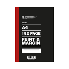 HARD COVER BOOK FEINT & MARGIN 192P