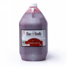 FINE FOODS 5L SAUCE  TOMATO