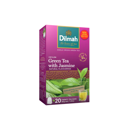 DILMAH CEYLON GREEN TEA WITH JASMINE 20'S