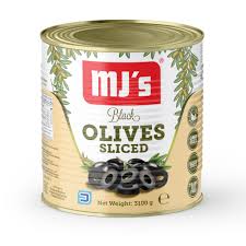 MJ'S BLACK OLIVES SLICED (300G)
