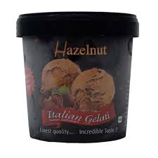 HAZELNUT PREM ICECREAM 1LT