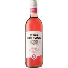 FOUR COUSINS NATURAL SWEET ROSE 750ML