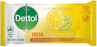 DETTOL HYGIENE FRESH 10 WIPES