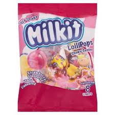 MILKIT FRUIT SHAKE LOLLIPOPS PACK (8)