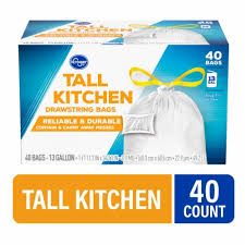 TALL KITCHEN DRAW STRING BAGS