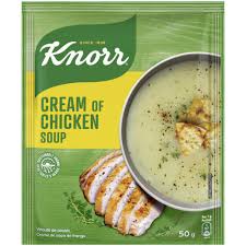 KNORR PACKET SOUPS CREAMY OF CHICKEN 50G