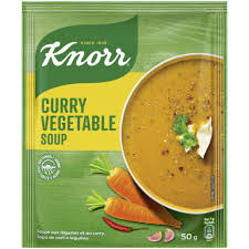 KNORR SOUP CURRY VEGETABLE 50G