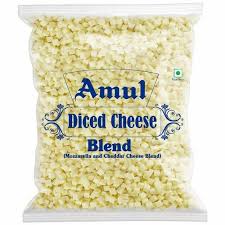 DICED MOZZARELLA CHEESE 500G