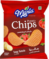 MANIA TANGY TOMATO POTATO CHIPS 52G DXB