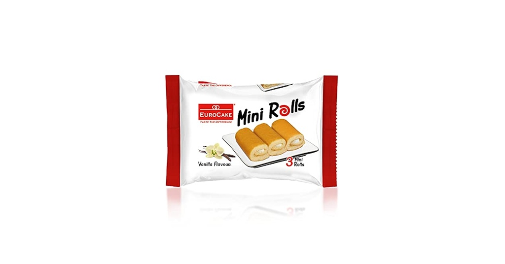 EUROCAKE MINI ROLL VANILLA 60G