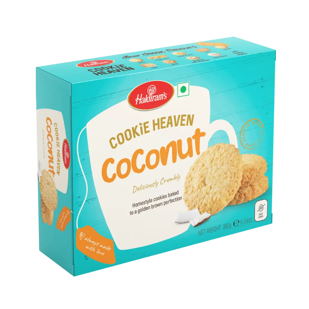 HALDIRAM COOKIE HEAVEN COCONUT 180G DXB