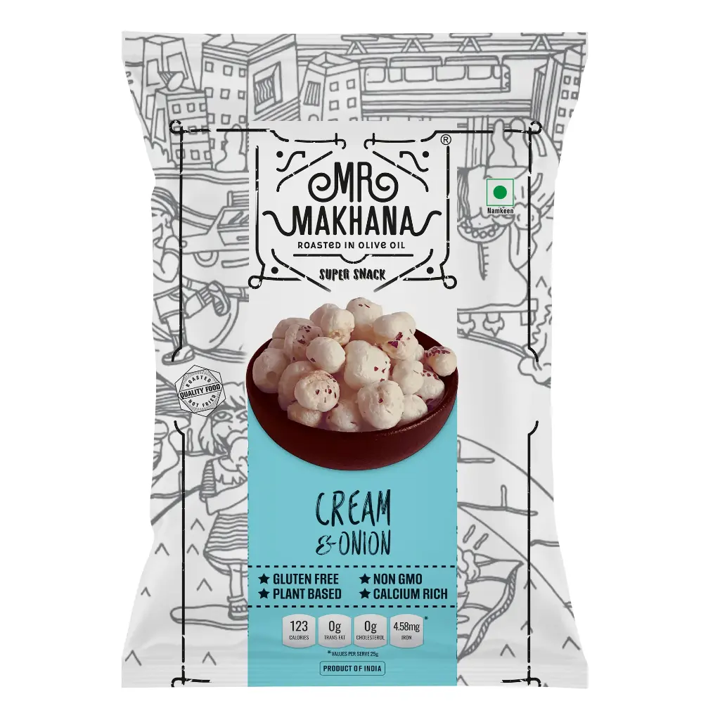 MR MAKHANA CREAM & ONION 75G