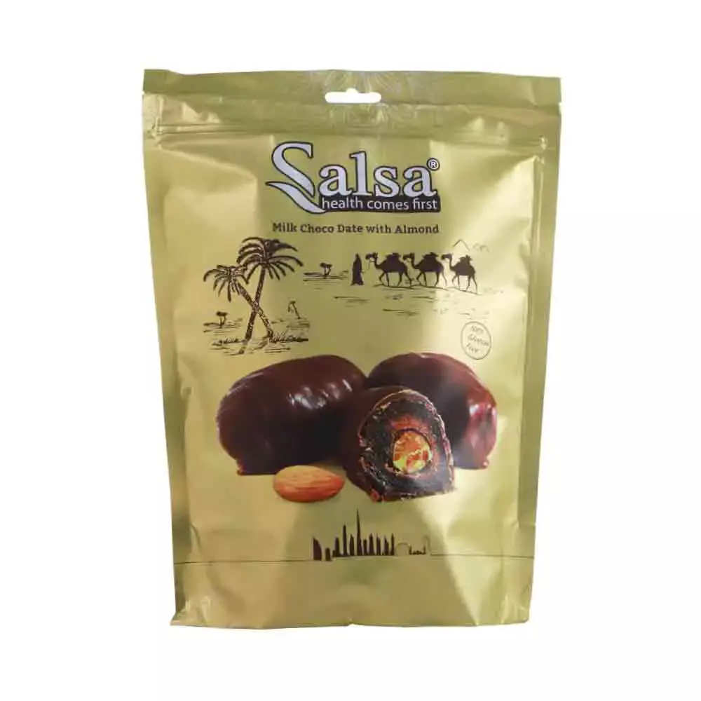 SALSA DATE WITH ALMOND AND CHOCOLATE 500G