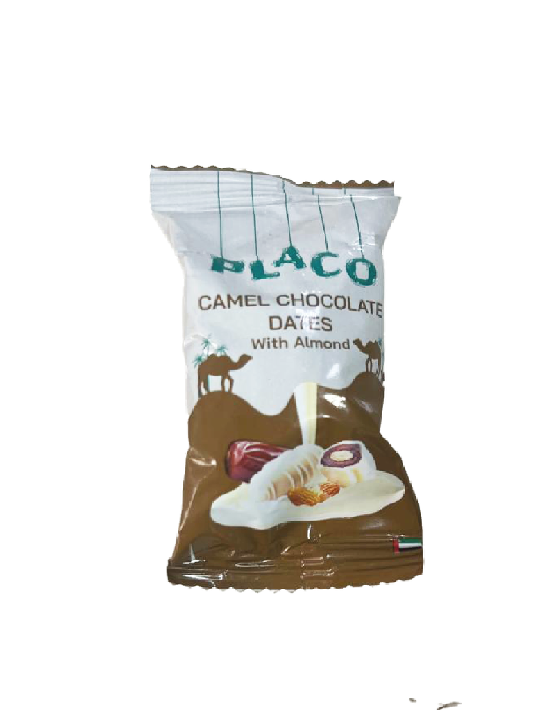 PLACO CAMEL CHOCOLATE DATES WITH ALMONDS 30G