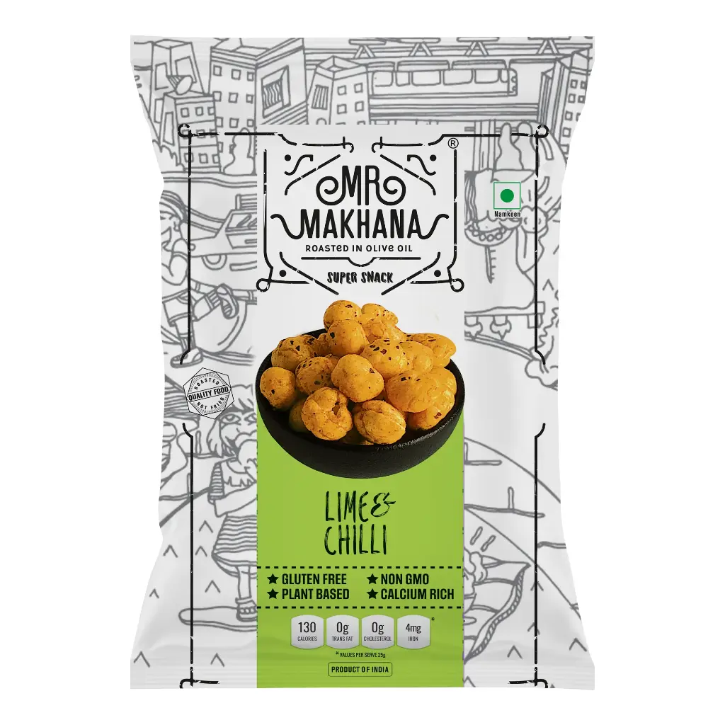 MR MAKHANA LIME & CHILLI 75G