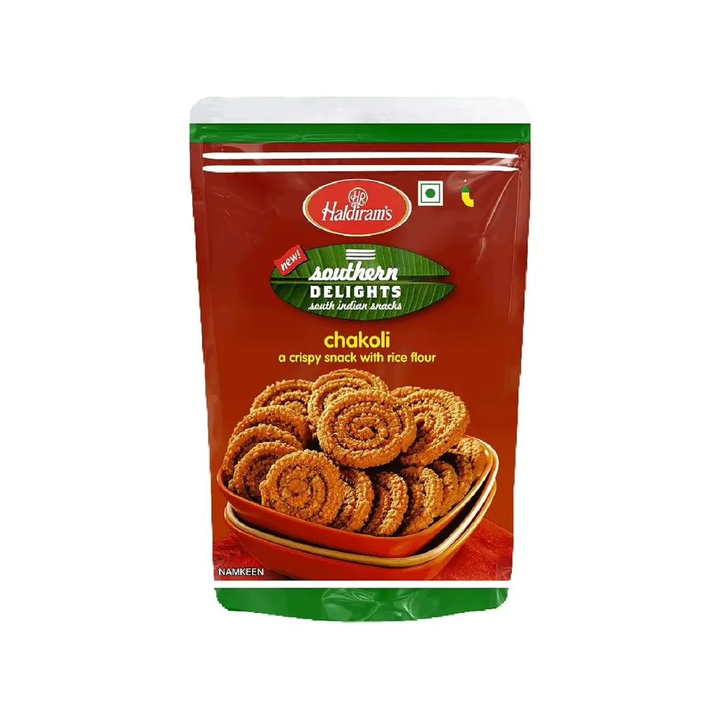 HALDIRAM'S SOUTHERN DELIGHTS CHAKOLI SNACK 200G
