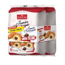 EUROCAKE JUMBO CROISSANT (50GX6PACKS)