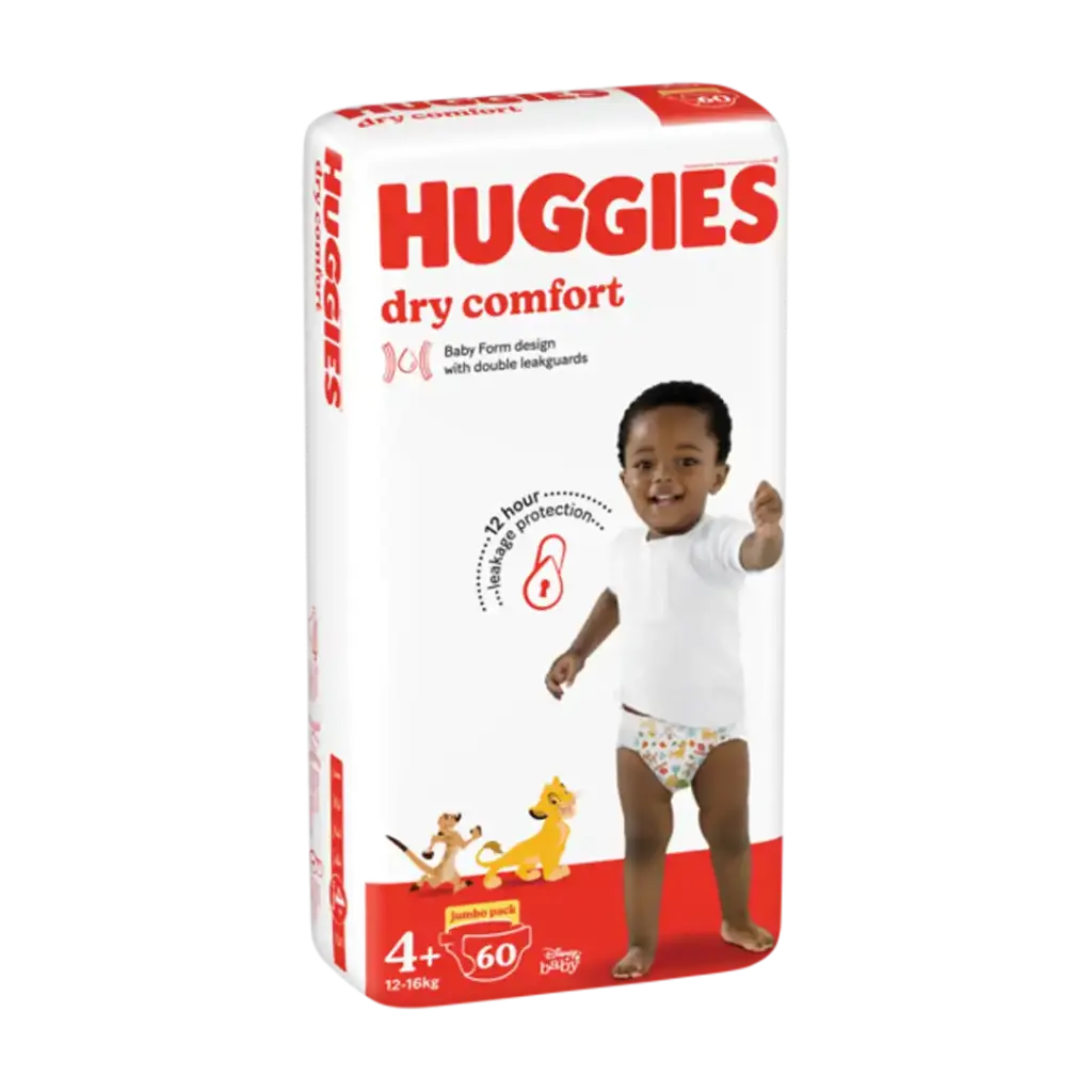 HUGGIE DRY COMFORT DIAPERS 94PCS