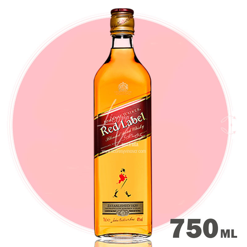 JOHNNIE WALKER RED LABEL 750ML