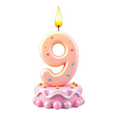 HAPPY BIRTHDAY CANDLE  N9
