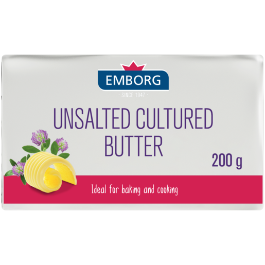 EMBORG UNSALTED BUTTER 200G