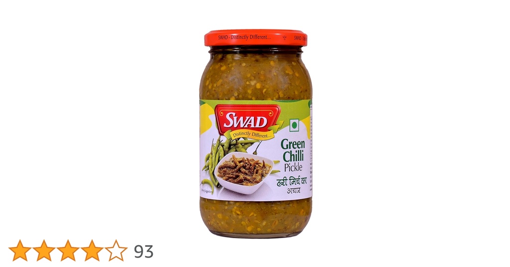 SWAD GREEN CHILLI PICKLE 400G