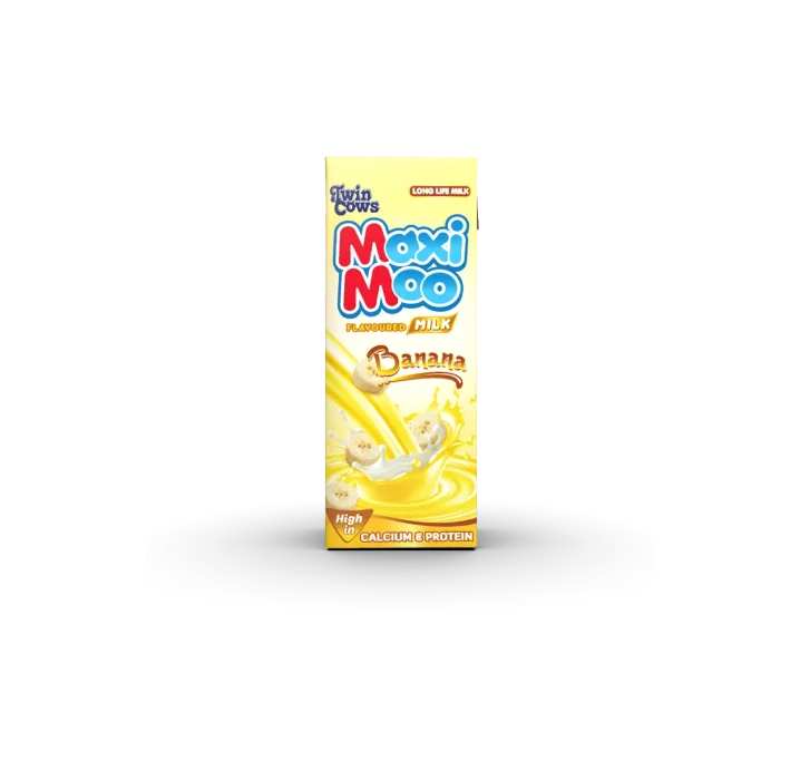 TWIN COWS MAXI MOO BANANA 250ML