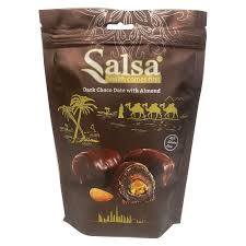 SALSA DARK CHOCOLATE DATE WITH ALMOND 250G