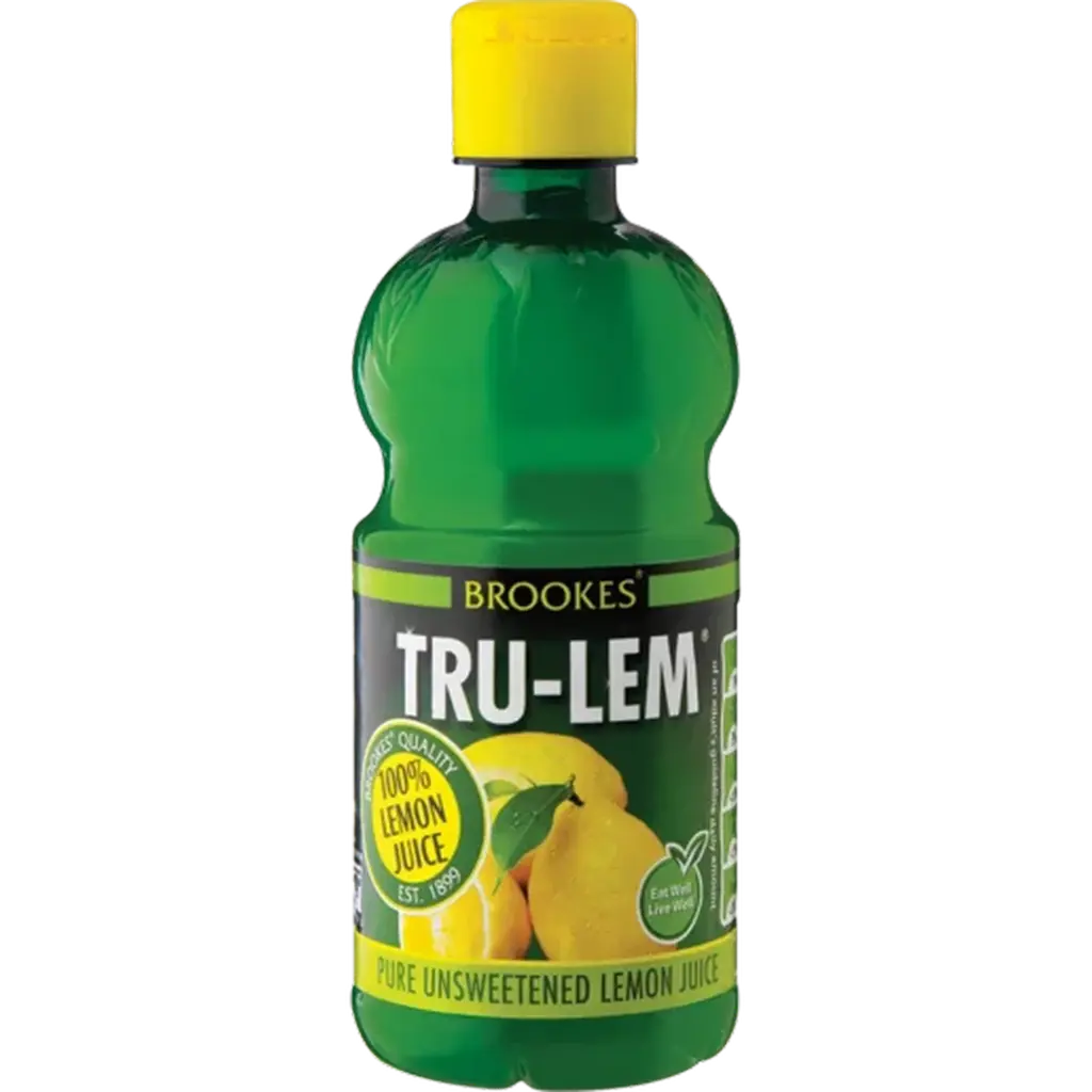BROOKES TRU 100% LEMON JUICE 250ML