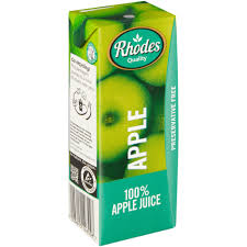 RHODES 100% APPLE JUICE 200ML