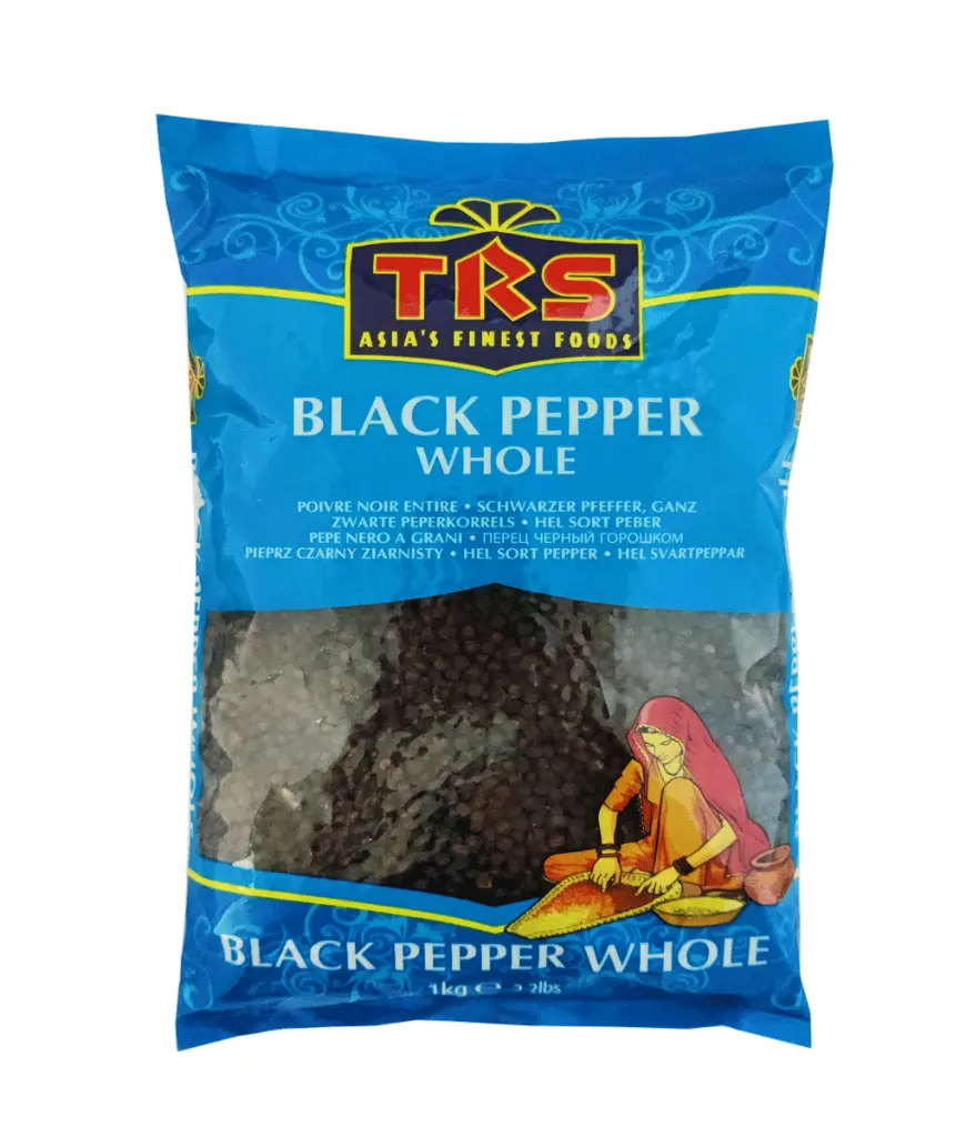 BLACK PEPPER WHOLE 1KG