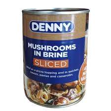 DENNY MUSHROOMS IN BRINE SLICED