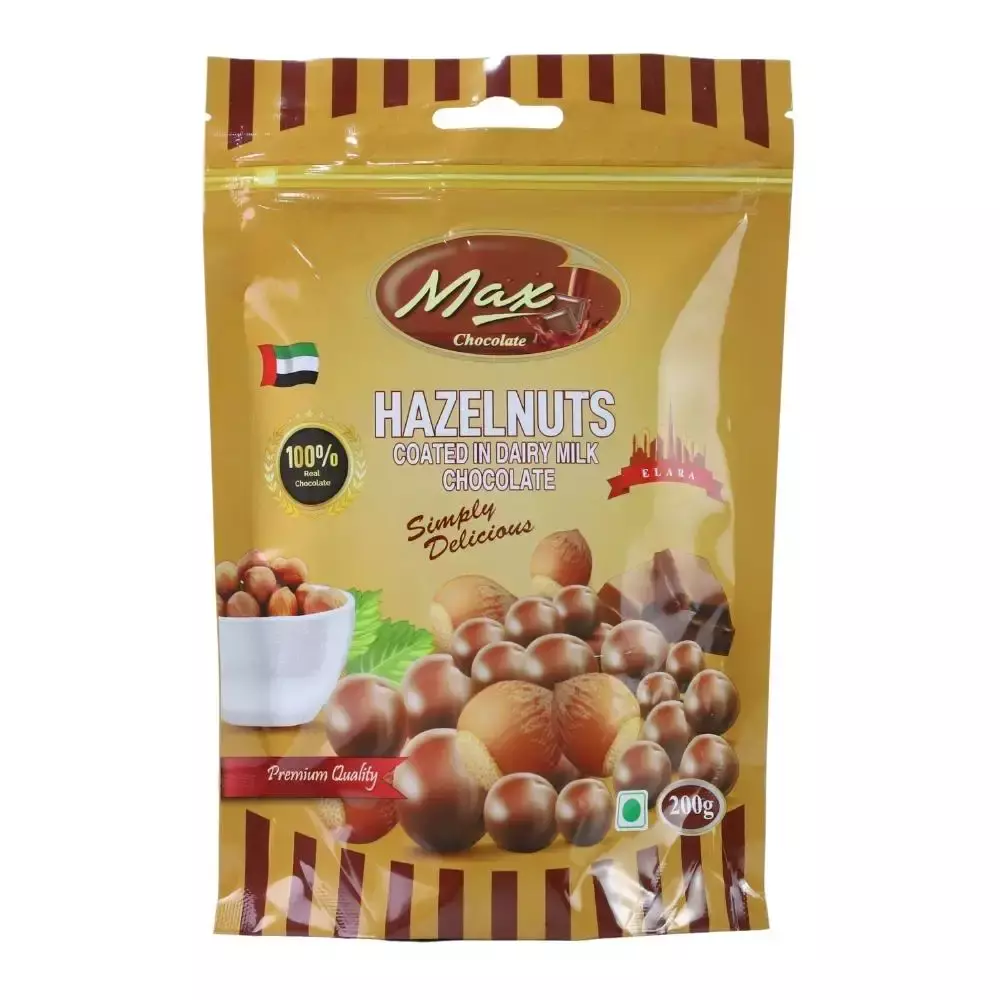 MAX CHOCOLATE HAZELNUTS 200G