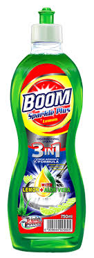 BOOM DISH LIQUID LEMON (400ML)