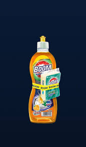 BOOM DISH LIQUID ORANGE SPONGE (750ML)