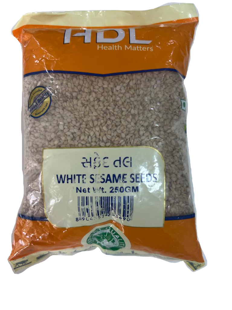 HDL WHITE SESAME SEEDS 250G