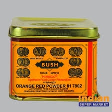 BUSH ORANGE RED COLOUR IND (100G)
