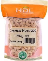 HDL CASHEW NUTS IND (250G)