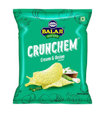BALAJI CRUNCHEM CREAM & ONION IND (35G)