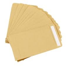 [DTH0000000003213] ENVELOPE BROWN (9*6) (50P)