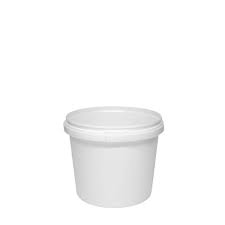 TAKEAWAY PLASTIC TUBS & LIDS 250ML