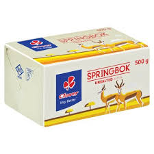 [6001299810213] CLOVER SPRINGBOK BUTTER UNSALTED 500G