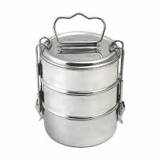 [DTH0000000001975] LUNCH BOX STEEL (3 LAYER)