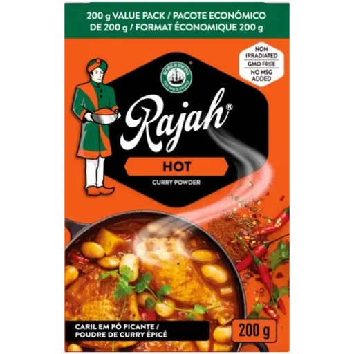 [6001038204556] RAJAH HOT CURRY POWDER 100G