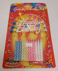 [MSA0305] BIRTHDAY CANDLE SET (12)
