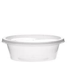 PLASTINOS TAKEAWAY PLASTIC BOWL & LIDS (50PIECES) 250ML